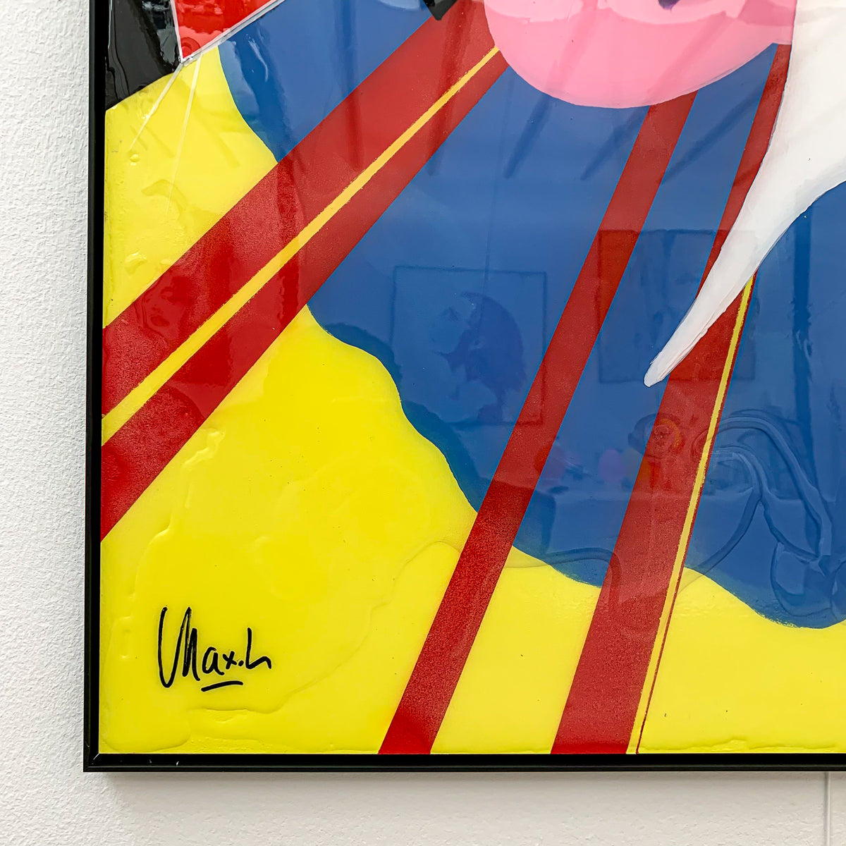 Kapow de MaxL, détail avec la signature de l'artiste