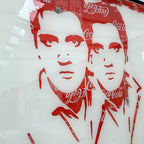 Double Elvis de MaxL, détail du visage