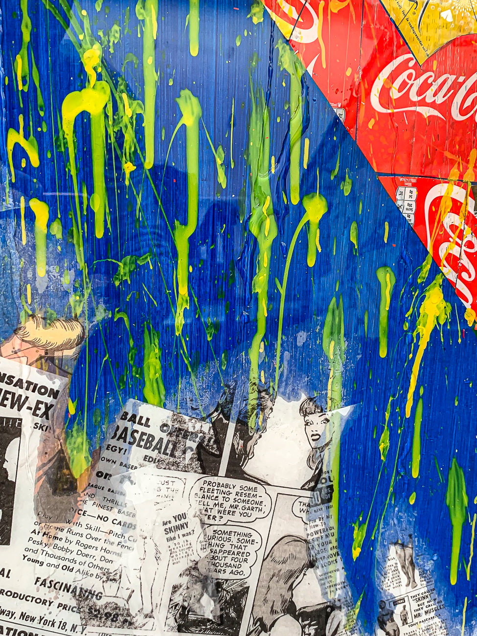 Superman Recycling de MaxL, détail des canettes découpées 2