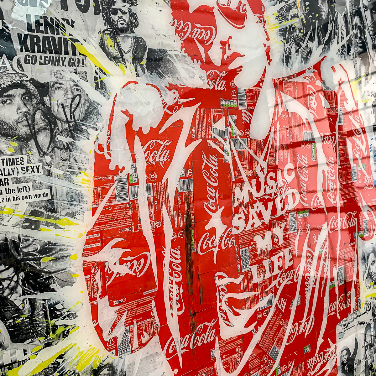 Music Saved my Life de MaxL, détail du visage