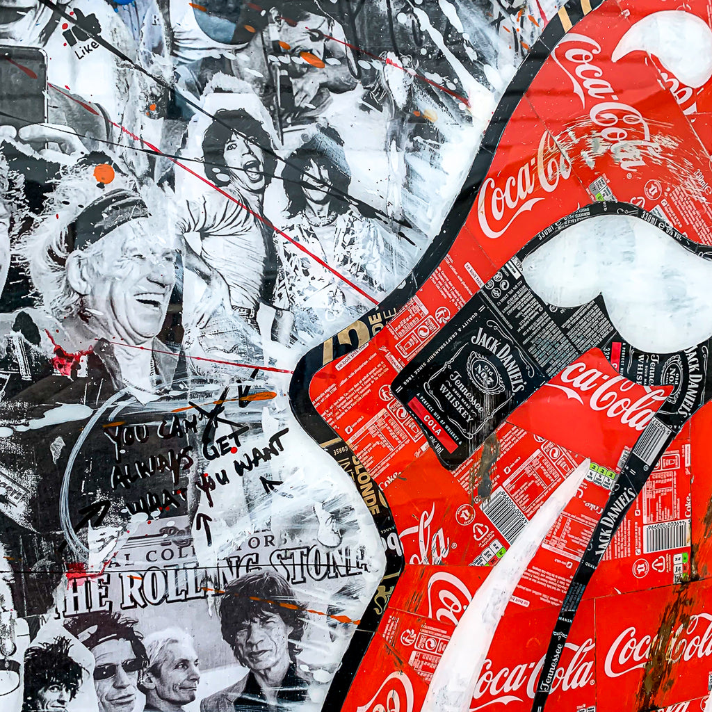 Stones de MaxL, détail des canettes découpées 2