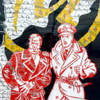 La Marque Jaune de MaxL, détail des canettes découpées et de la résine 2