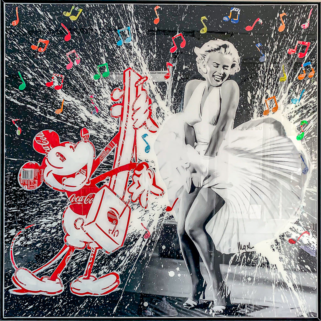 Mickey & Marilyn, tableau de MaxL, vue d'ensemble