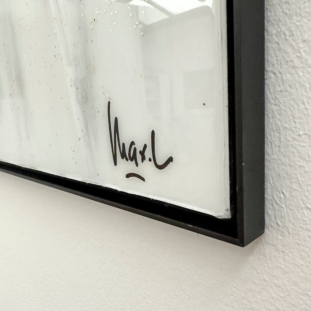 To the Moon de MaxL, détail avec la signature de l'artiste