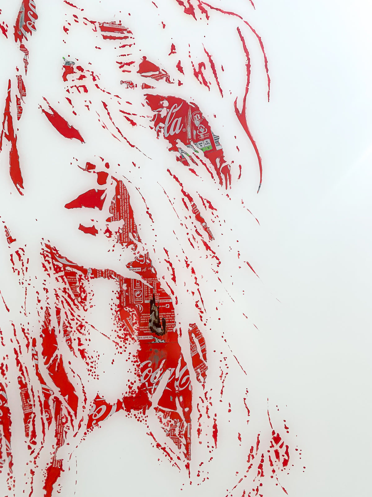 Ines de MaxL, détail du visage