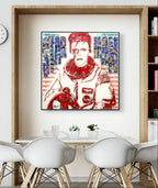 Starman, tableau de MaxL accroché au mur, mise en situation 2