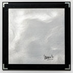 Ariana Black & Blue de MaxL, dos du tableau avec la signature de l'artiste