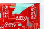Ariana Green & Red de MaxL, détail des canettes de Coca-Cola découpées