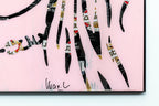 Ariana Pink & Black de MaxL, détail avec la signature de l'artiste