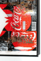 Bunny Coke de MaxL, détail des canettes de Coca-Cola Zero et de la signature