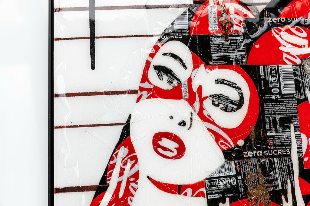 Bunny Coke de MaxL, détail du visage