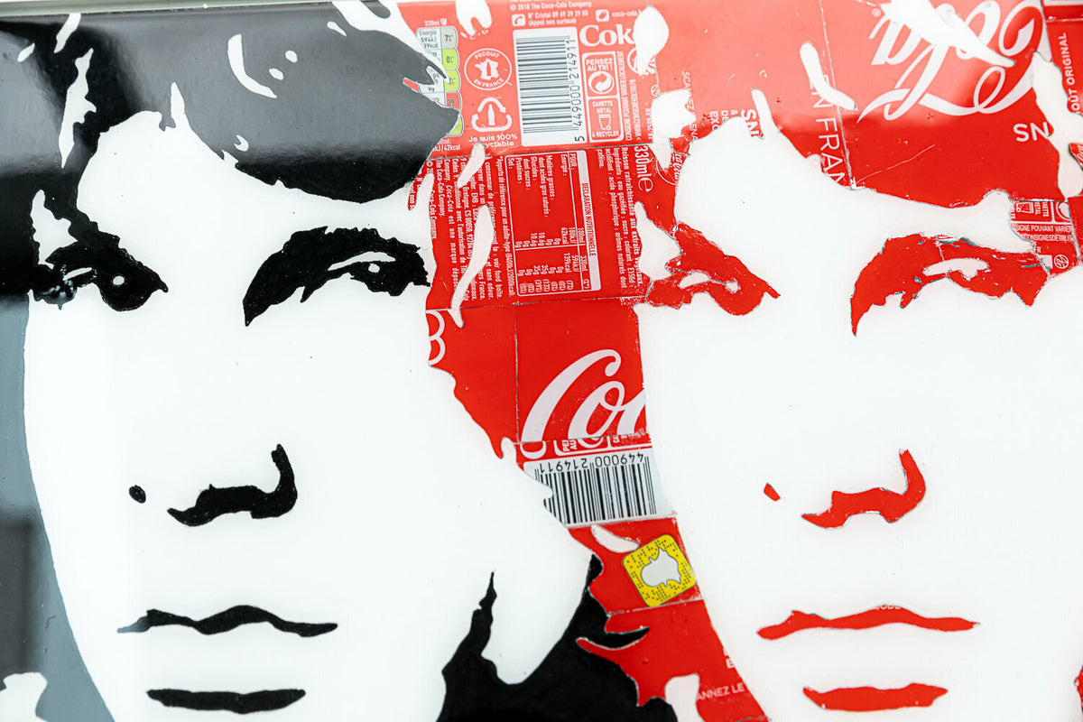 Double Jim de MaxL, détail des deux visages
