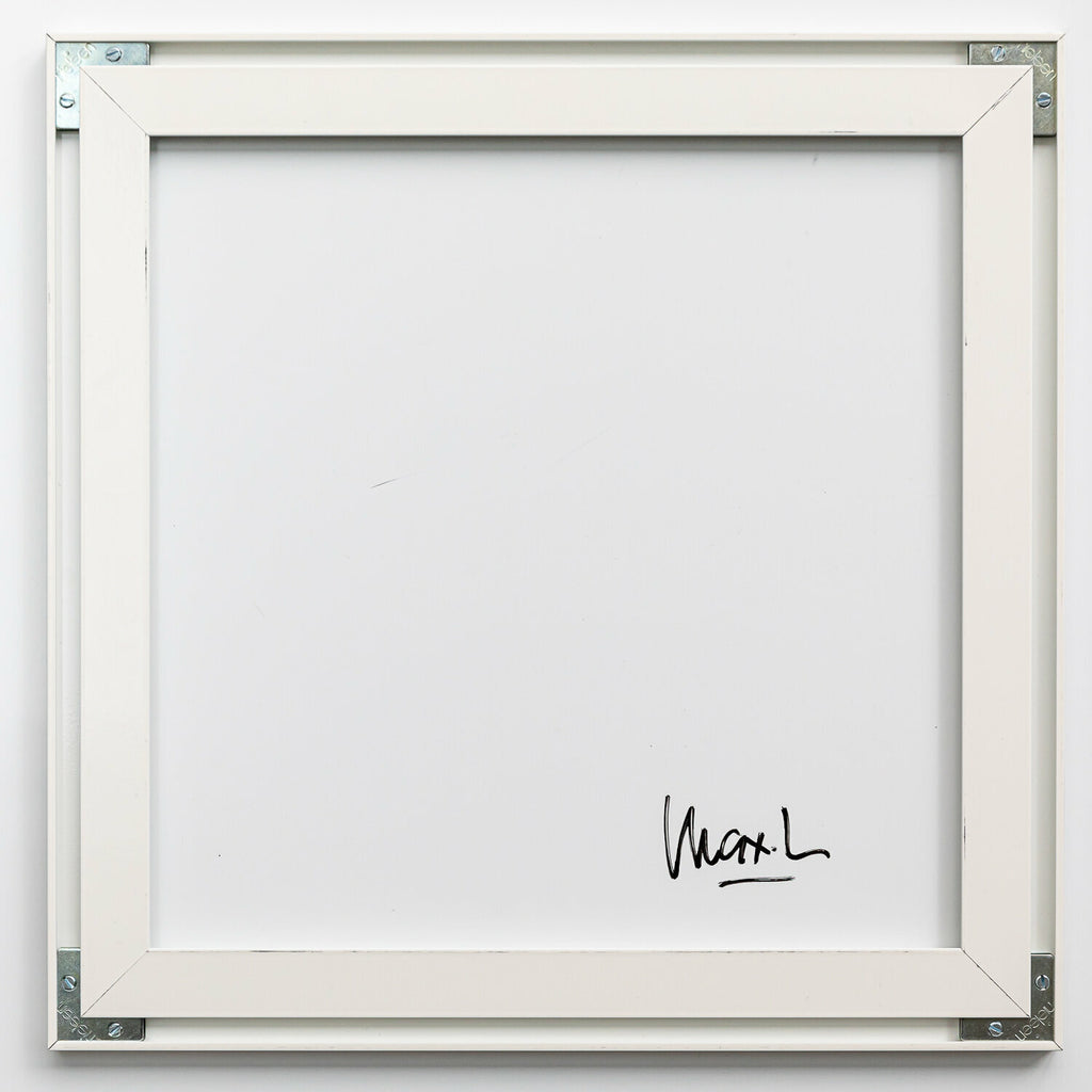 Double Jim de MaxL, dos du tableau avec la signature de l'artiste