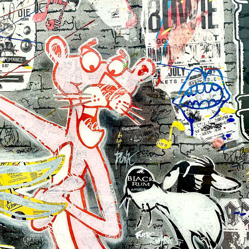 Les groupies de MaxL, détail des personnages et du fond