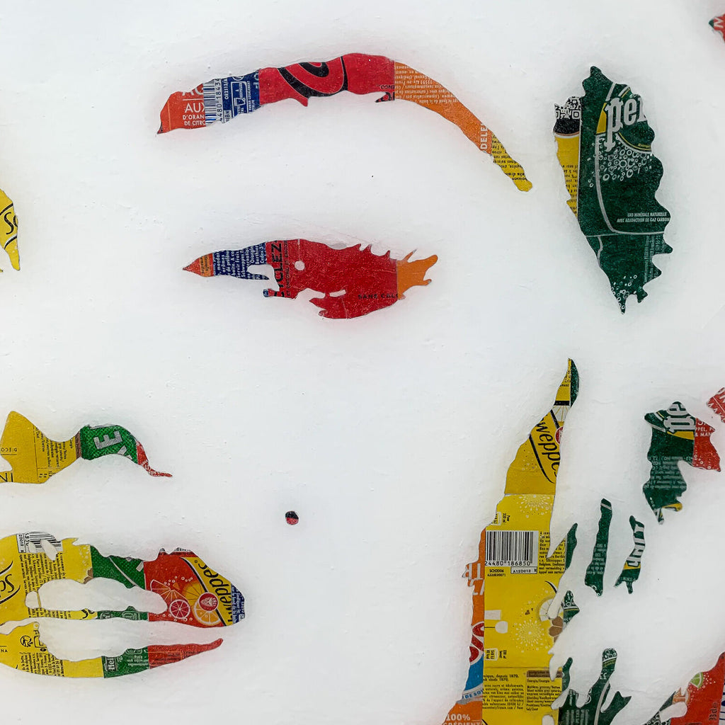 Marilyn de MaxL, détail du visage