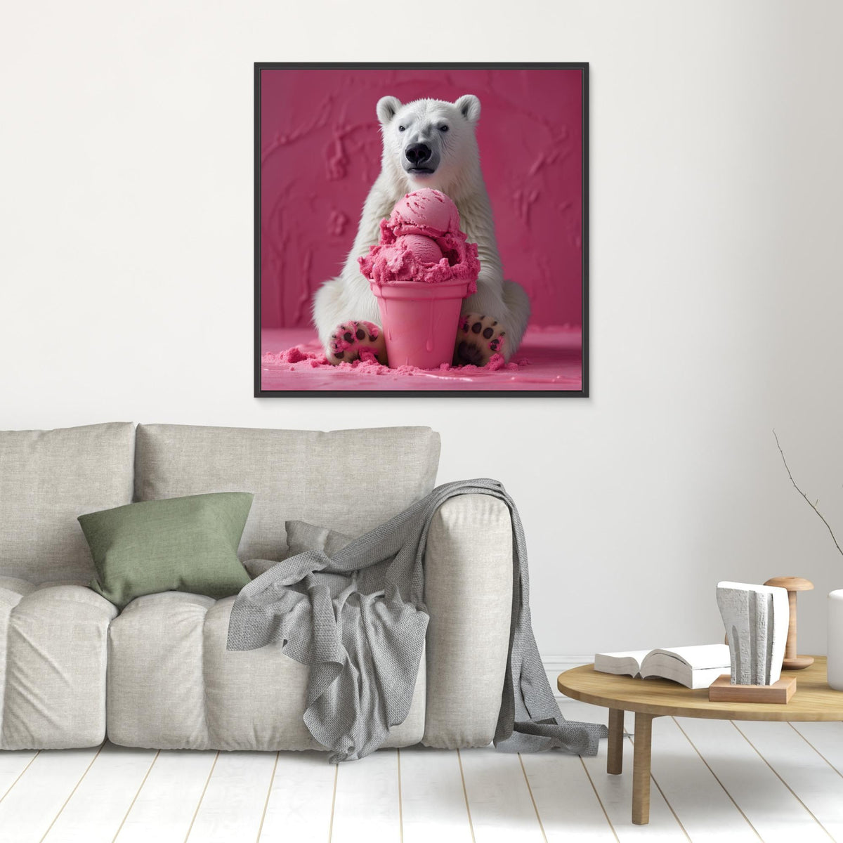 Pink Polar Ice Cream