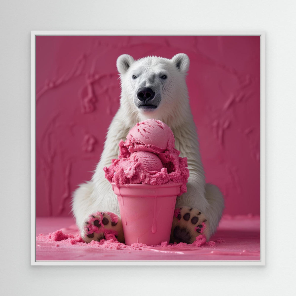 Pink Polar Ice Cream