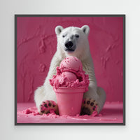 Pink Polar Ice Cream