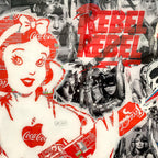Rebel Rebel de MaxL, détail du visage